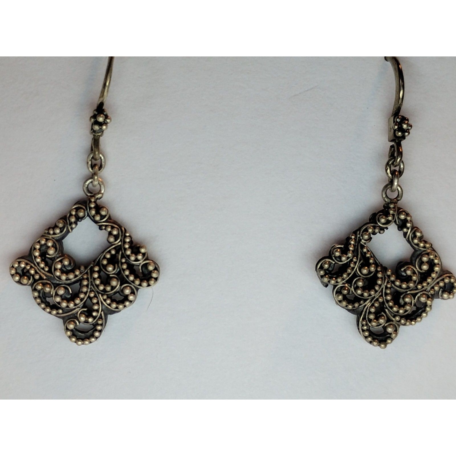 Vintage Lois Hill Sterling Silver 925 Earrings